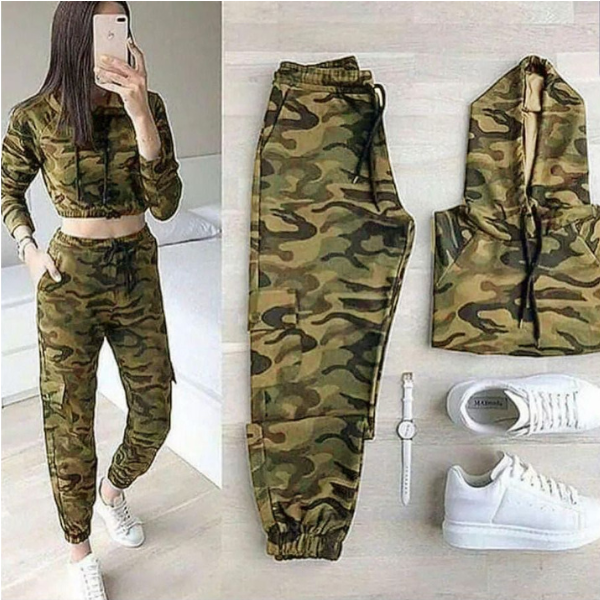 Camouflage Winter Tracksuit