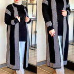 Winter Ready To Wear 3 Pcs Winter Fleece Long Cardigan Outfit