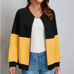Zip Up Bomber with Contrast Colour